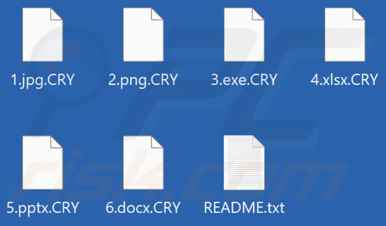 File danneggiati e rinominati da CryWiper wiper (estensione .CRY)