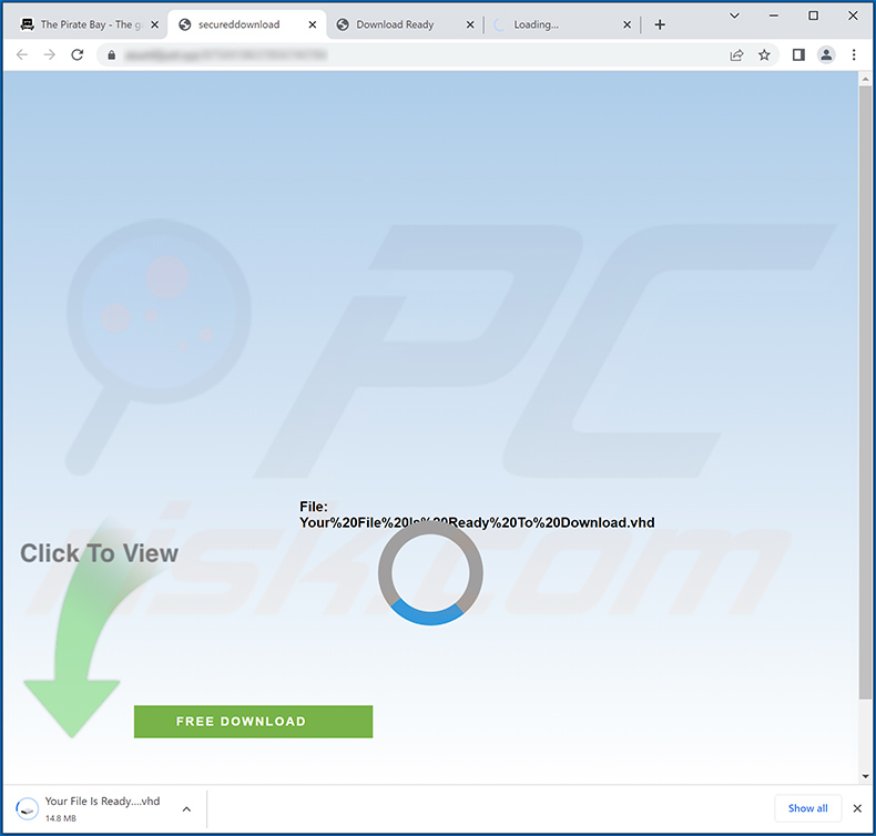 Screenshot di un sito Web ingannevole utilizzato per promuovere il programma di installazione dannoso che inietta la falsa estensione di Google Docs