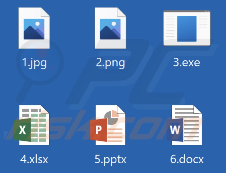 File crittografati da Cyclops ransomware (nessuna estensione)