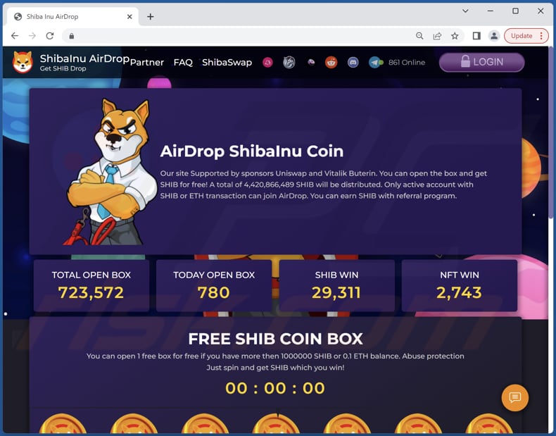 ShibaInu AirDrop truffa