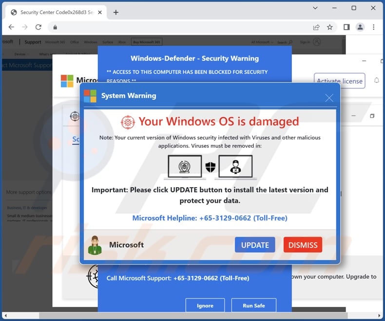 Your Windows OS Is Damaged Truffa