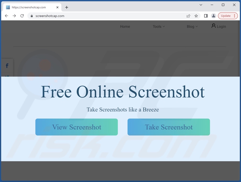 Falso sito Web di hosting di file che promuove il file LNK dannoso (progettato per infettare i dispositivi con Ice Breaker)