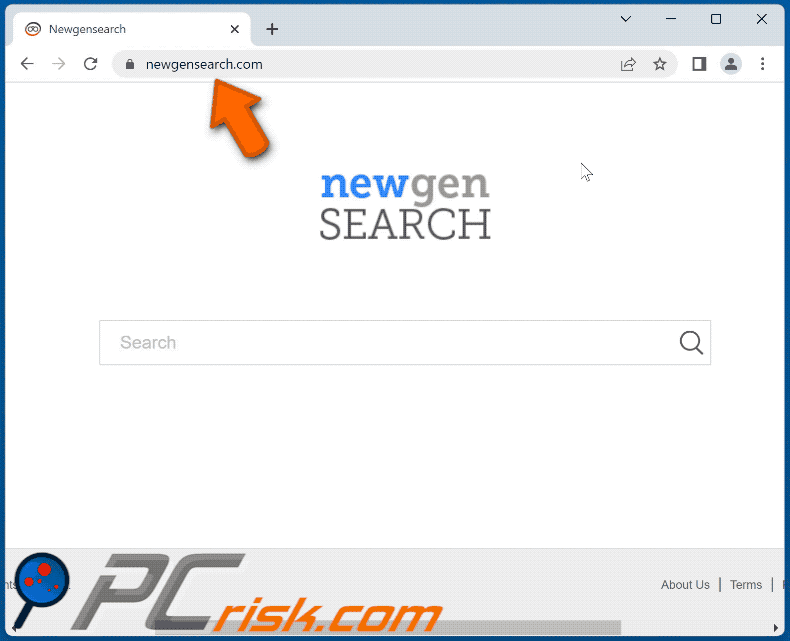 Newgensearch.com mostra i suoi risultati (GIF)