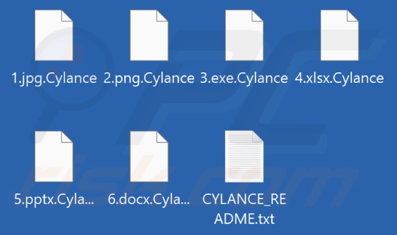 File crittografati da Cylance ransomware (estensione .Cylance)
