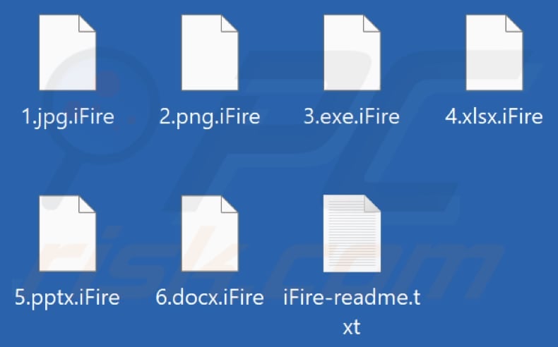 File crittografati da IceFire ransomware (estensione .iFire)