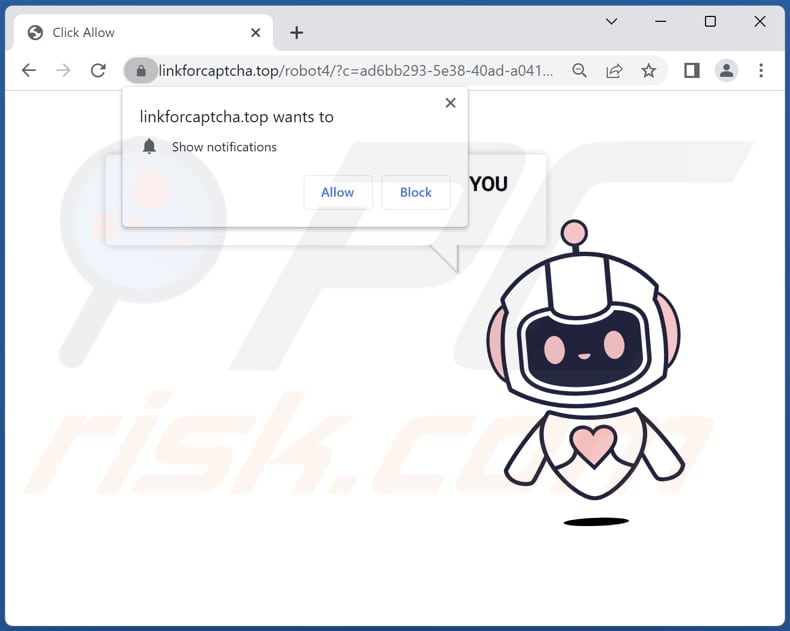 linkforcaptcha[.]top annunci