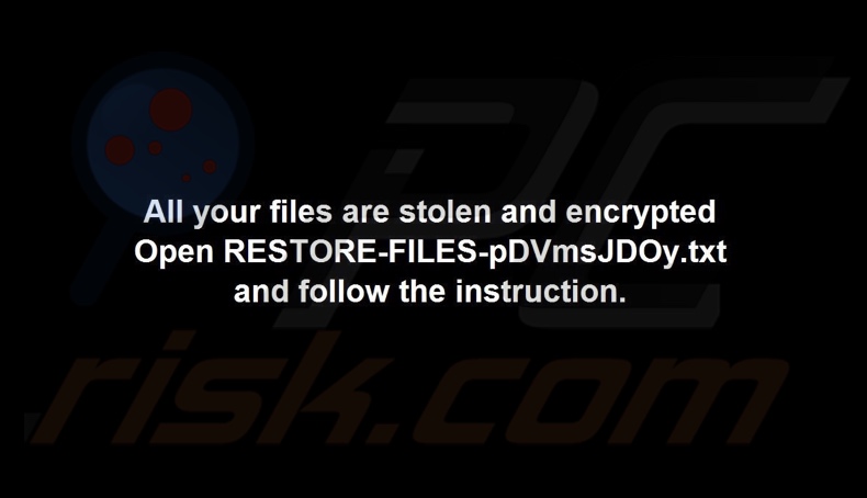 Screenshot dello sfondo del desktop di CRYPTNET