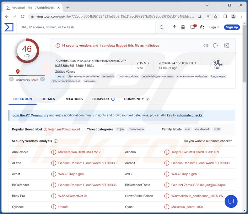 ZStealer malware