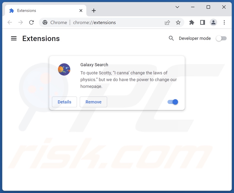 Rimozione delle estensioni di Google Chrome relative a find.nseeknow.com