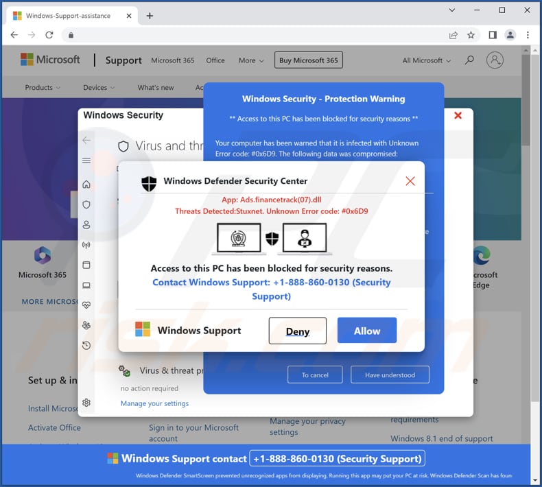 Threats Detected:Stuxnet truffa