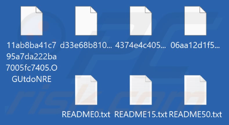 File crittografati da DEADbyDAWN ransomware (estensione casuale)