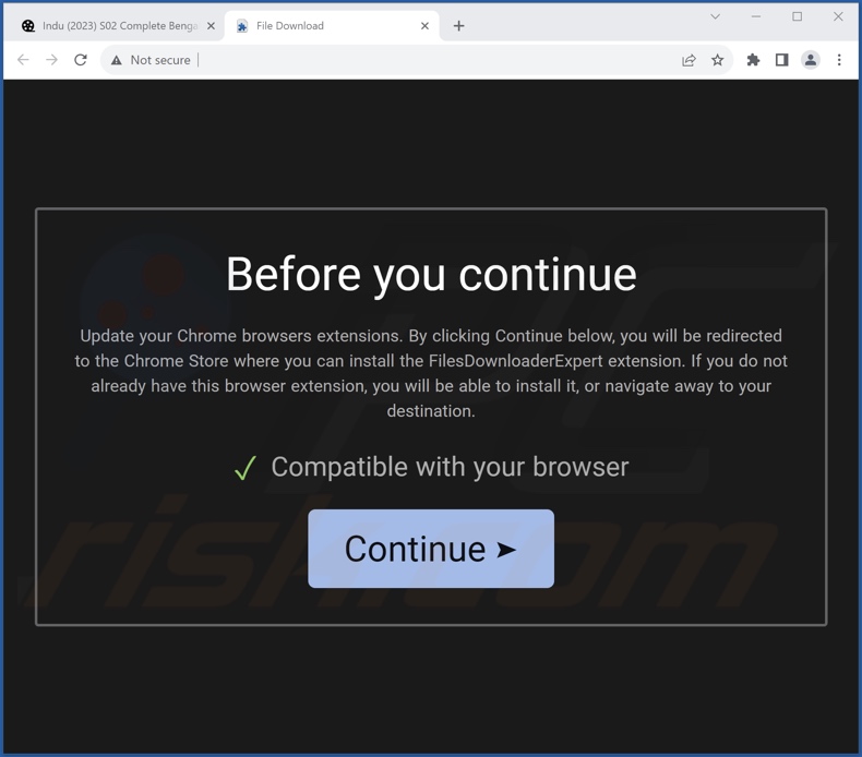 Sito web ingannevole che promuove il dirottatore del browser Lucky baro