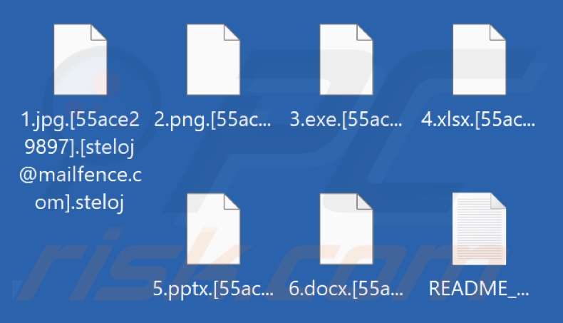 File crittografati dal ransomware Steloj (estensione .steloj)
