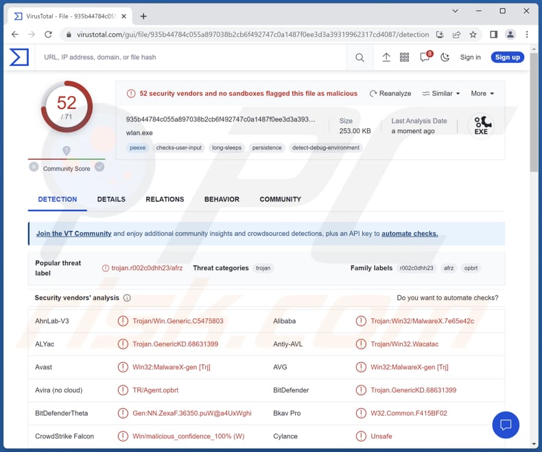 Whiffy Recon malware