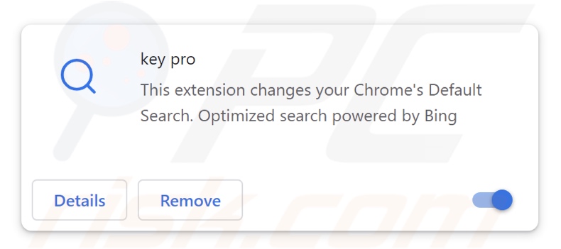 estensione di dirottamento del browser key pro 