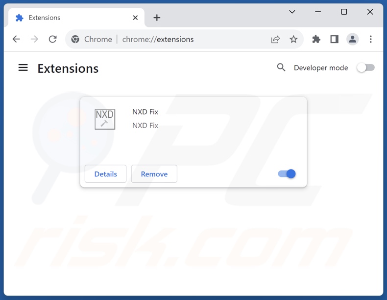 Rimozione delle estensioni indesiderate da Google Chrome step 2