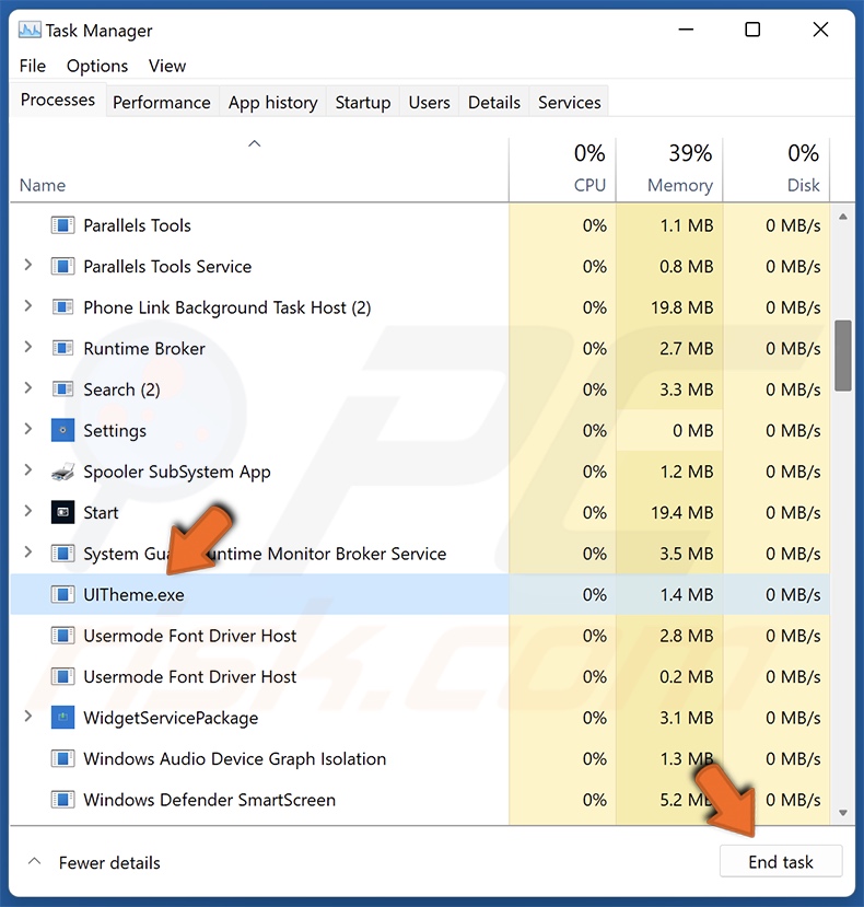 Rimozione del dirottatore del browser search-world.com passaggio 2