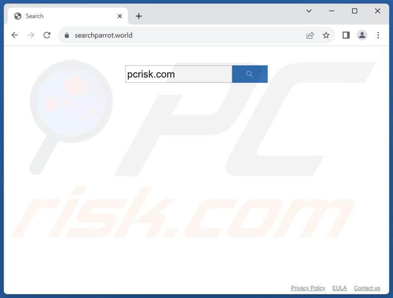 searchparrot.world browser hijacker