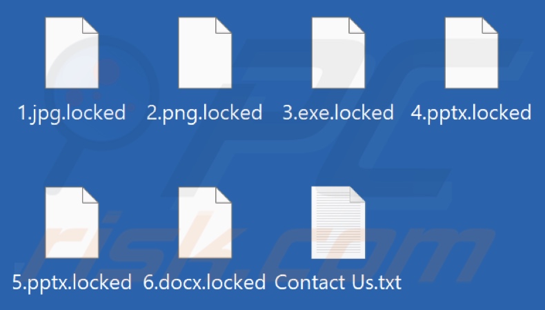 File crittografati dal ransomware Hunters International (estensione .locked)