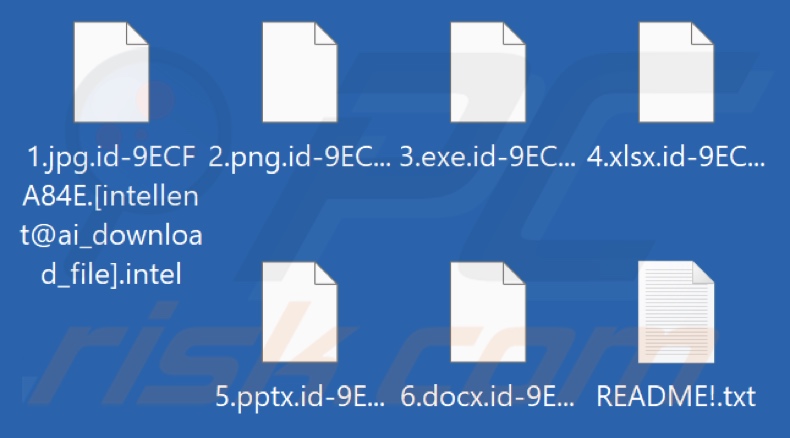 File crittografati da Intel ransomware (estensione .intel)