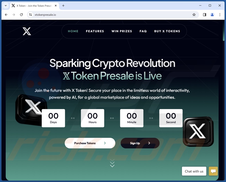 X Token Presale truffa