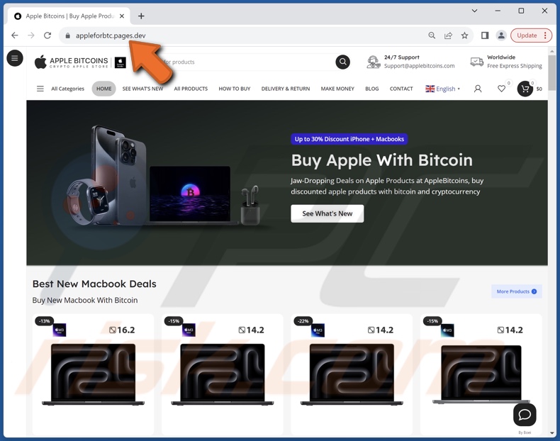 Buy Apple Products With Bitcoins truffa