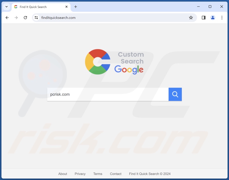 finditquicksearch.com browser hijacker