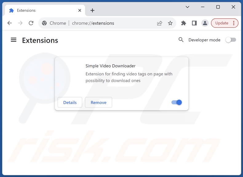 Rimozione degli annunci indesiderati da Google Chrome passaggio 2