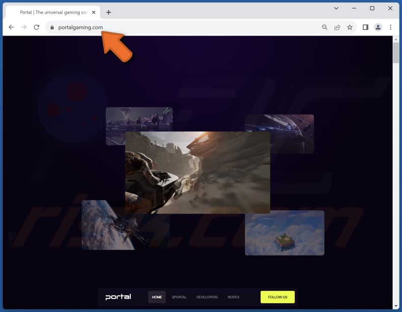 Check $PORTAL Eligibility truffa sito web reale (portalgaming.com)