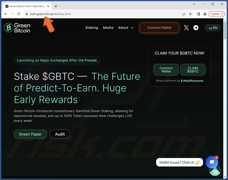 Claim $GBTC truffa