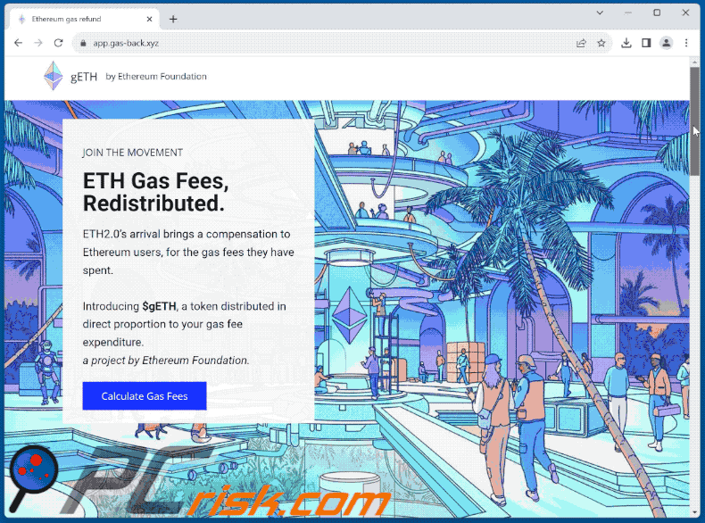Comparsa della truffa del gettone $gETH