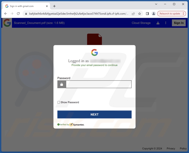 Salary Increase e-mail truffa promossa sito di phishing