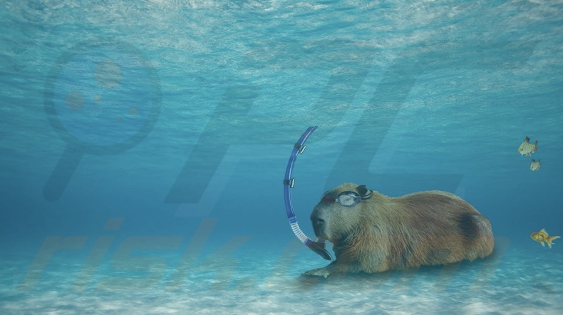 Capibara ransomware carta da parati