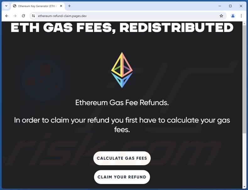 Ethereum Gas Fee Refunds truffa