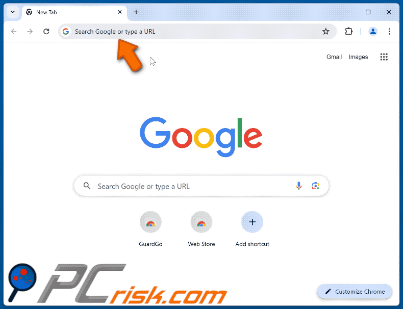 Il dirottatore del browser GuardGo reindirizza a boyu.com.tr
