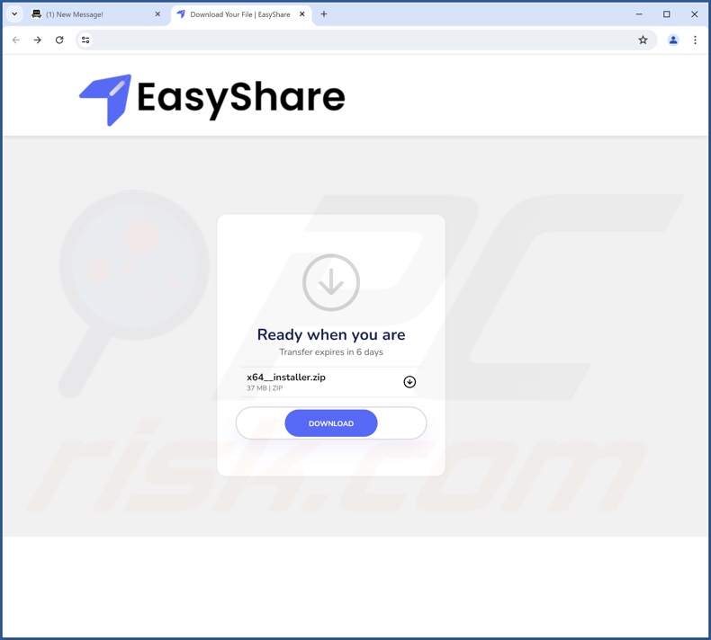 Sito web utilizzato per promuovere TruoApp PUA