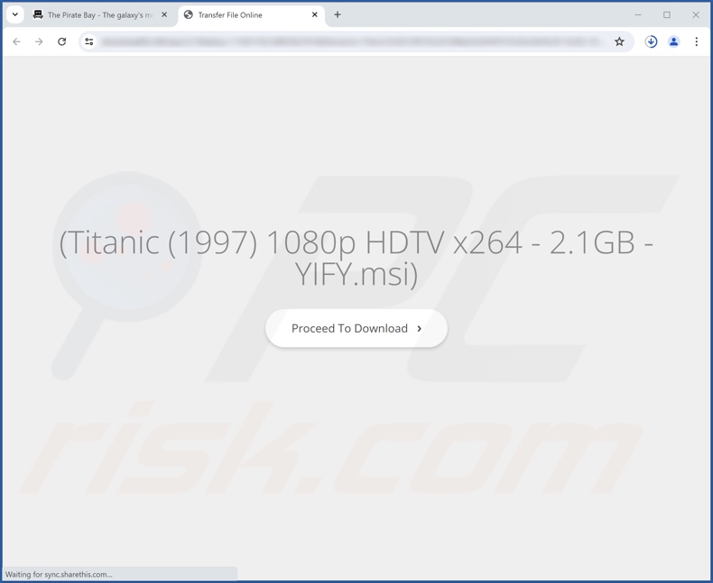 Sito web ingannevole che promuove FortyFy