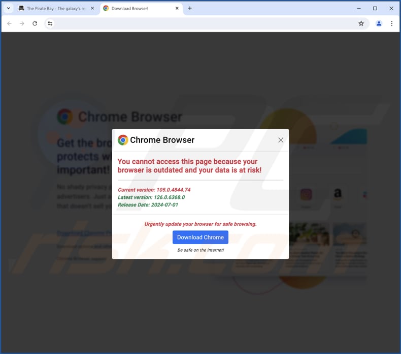 promotore del reindirizzamento getsearchredirecting.com