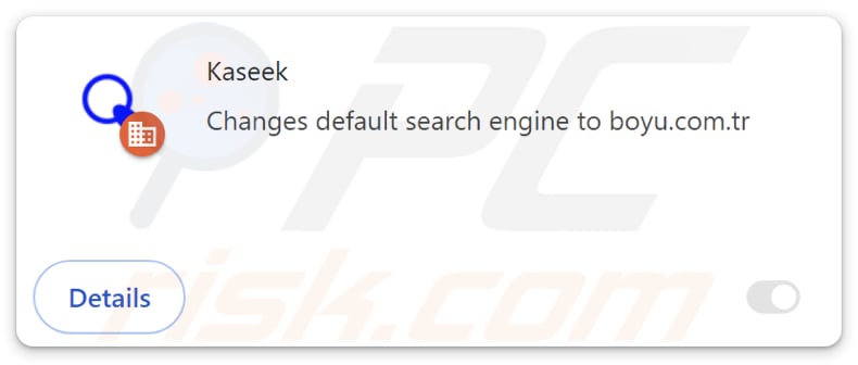 Dirottatore del browser Kaseek