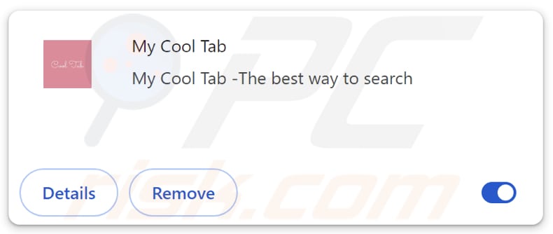 search.mycooltab.com dirottatore del browser