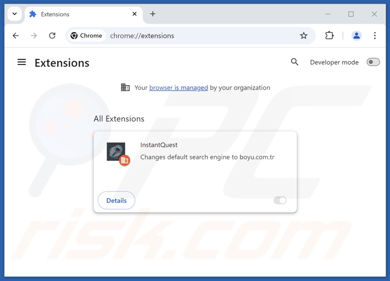 Rimozione delle estensioni di Google Chrome correlate a finditfasts.com