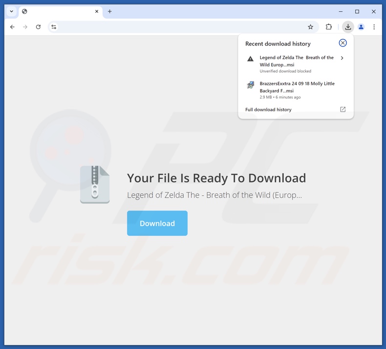 Sito web truffaldino utilizzato per promuovere il dirottatore del browser InstantQuest