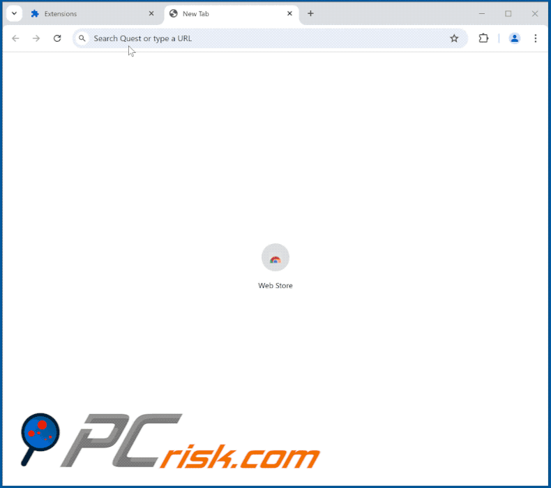 Il dirottatore del browser InstantQuest reindirizza a finditfasts.com prima di finire su doktox.com (GIF)