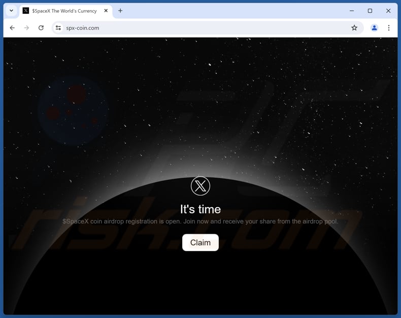 $SpaceX Coin Airdrop truffa