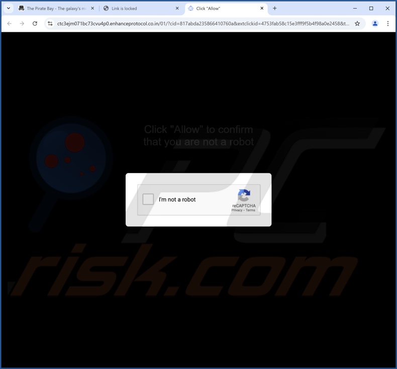 enhanceprotocol.co[.]in pop-up reindirizzamenti