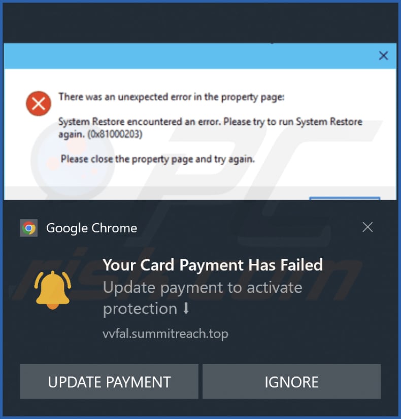 summitreach[.]top notifica