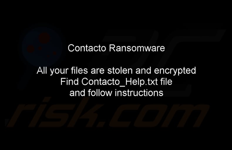 Contacto ransomware Carta da parati