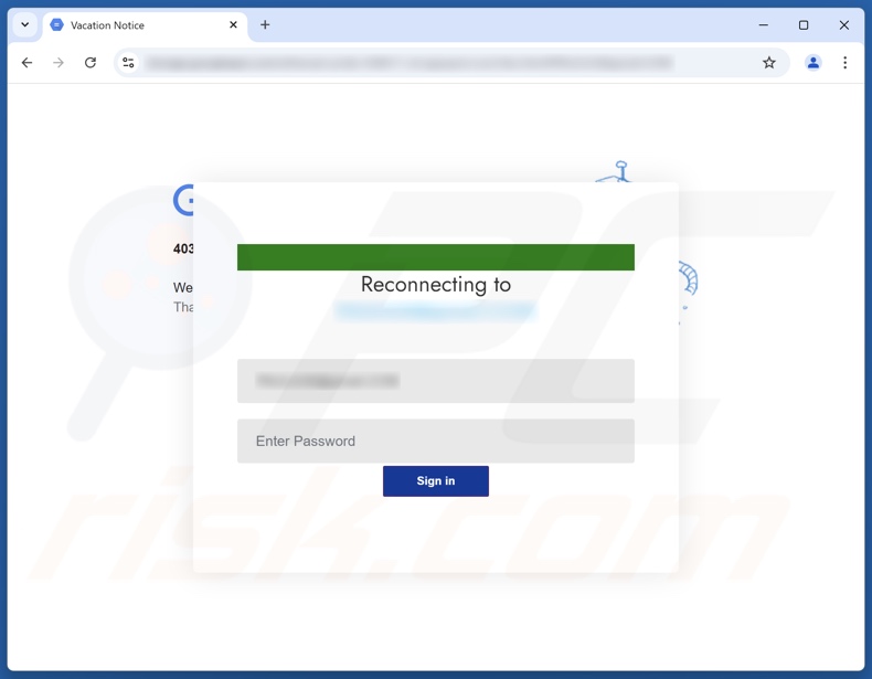 Salary Review e-mail truffa promossa sito di phishing