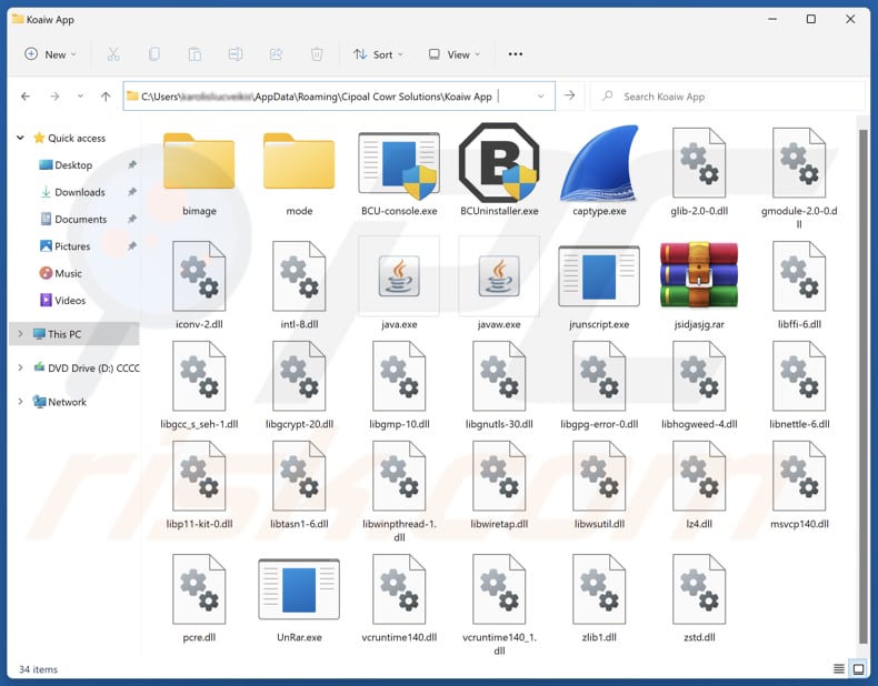 Koaiw App applicazione indesiderata