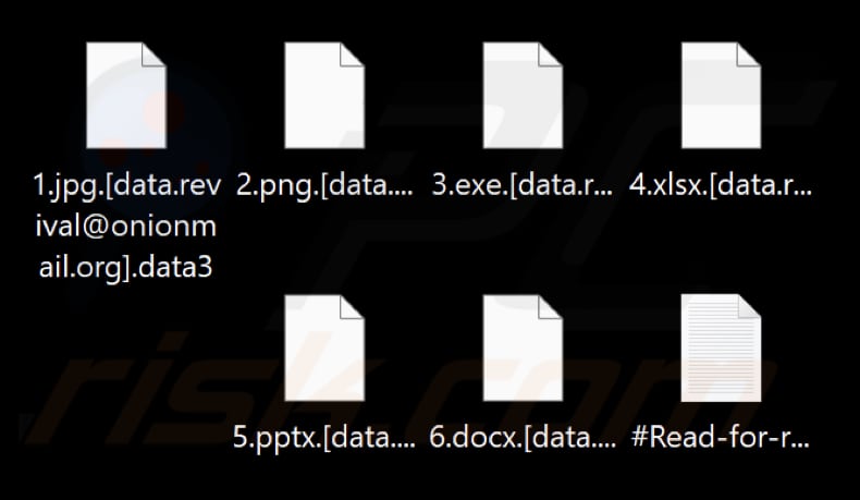 File criptati dal ransomware Data (estensione .data3)